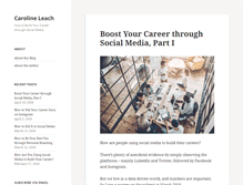 Tablet Screenshot of carolineleach.com